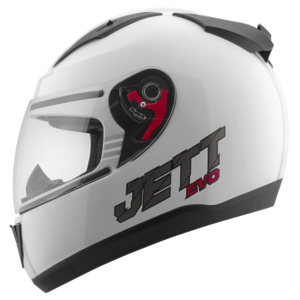 CAPACETE JETT EVO LINE 62 BCO BRILHO