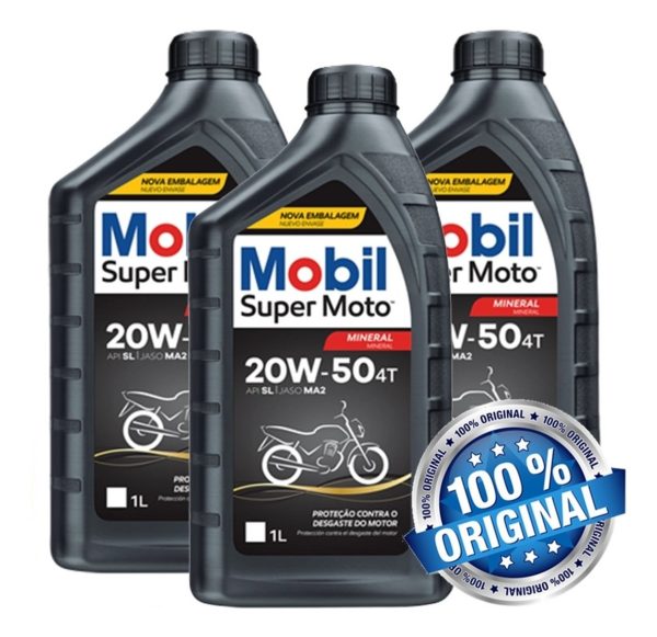 OLEO MOBIL 20W-50 MOTO 4 GRANEL