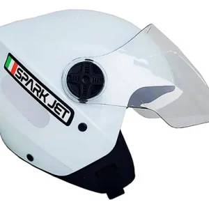 CAPACETE SPARK JET SOLID BRANCO 56