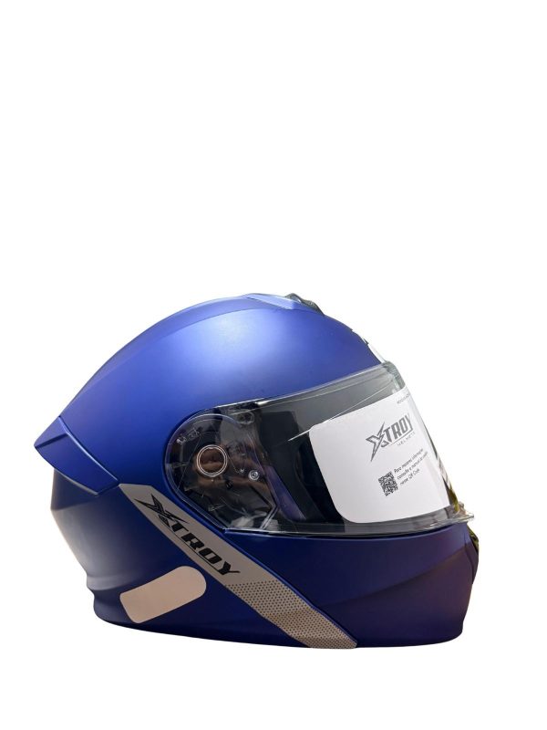 CAPACETE XTROY ARTICULADO AZUL FOS 60 - Imagem 2