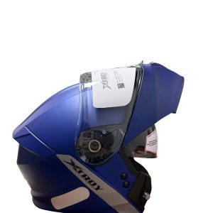 CAPACETE XTROY ARTICULADO AZUL FOS 56