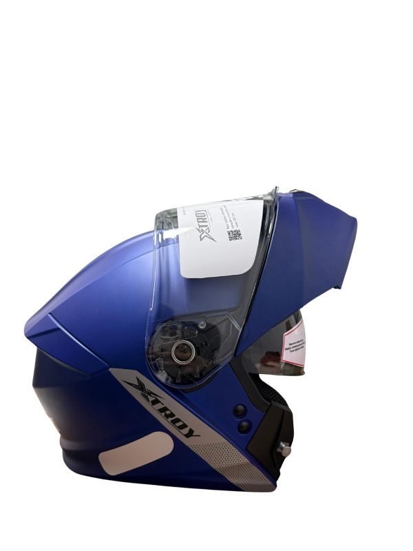 CAPACETE XTROY ARTICULADO AZUL FOS 60