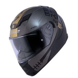 CAPACETE FF320 STREAM SUKEBAN BLK/TIT/G