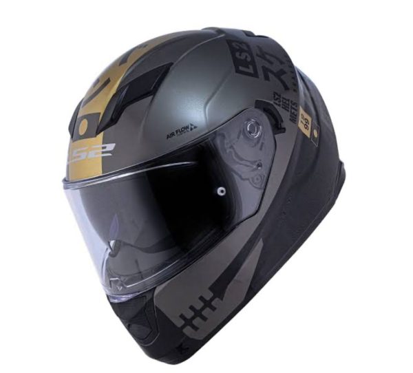 CAPACETE FF320 STREAM SUKEBAN BLK/TIT/G