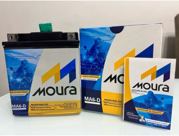 BATERIA 12V MOURA MA6-D CB300/CBX250