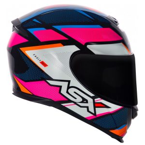 CAPACETE EAGLE FAST BRI PTO/ROSA/BRA 56