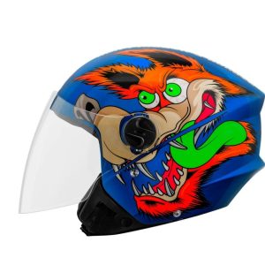 CAPACETE TORK NEW TREE COYOTE AZUL 56