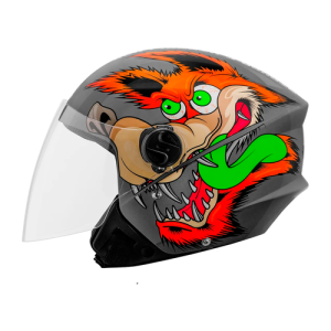 CAPACETE TORK NEW TREE COYOTE CINZA 56
