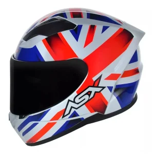 CAPACETE CITY KINGDO BRI BCO/VERM/AZ 56