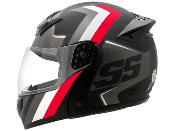 CAPACETE GLADIATOR ARTICULADO PTO/VM 56