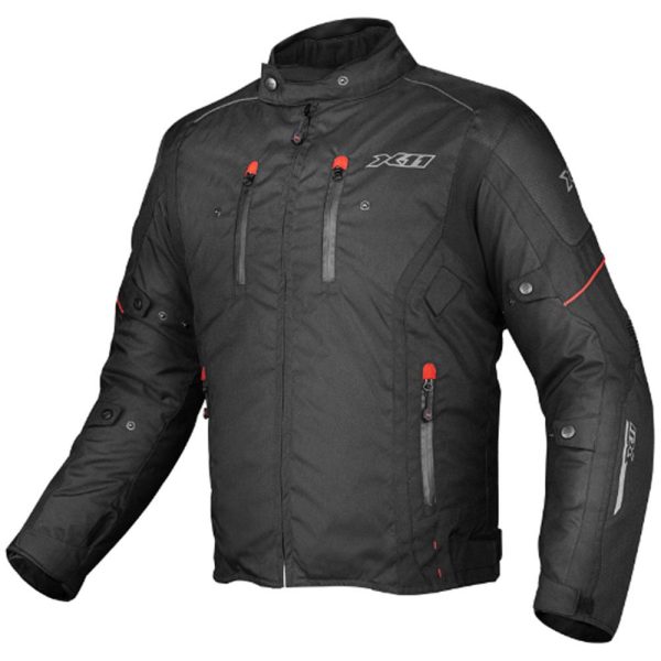 JAQUETA IRON 3 PRETO/VERM 3G MASCULINA