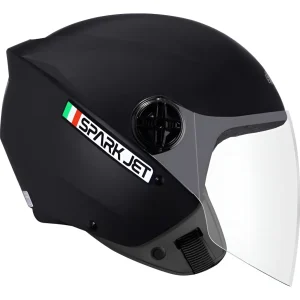CAPACETE SPARK JET SOLID PTO BRILHO 58